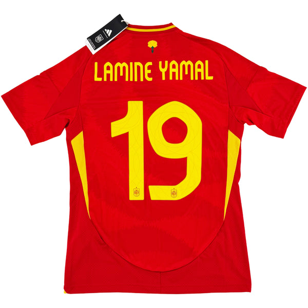 2024 Spanje EK Thuis Shirt Yamal - Nieuw - (S) - Oldschool Voetbalshirts