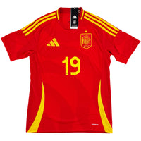 2024 Spanje EK Thuis Shirt Yamal - Nieuw - (S) - Oldschool Voetbalshirts