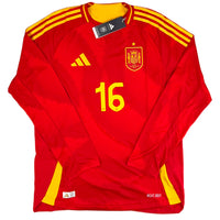 2024 Spanje EK Thuis Shirt Rodri