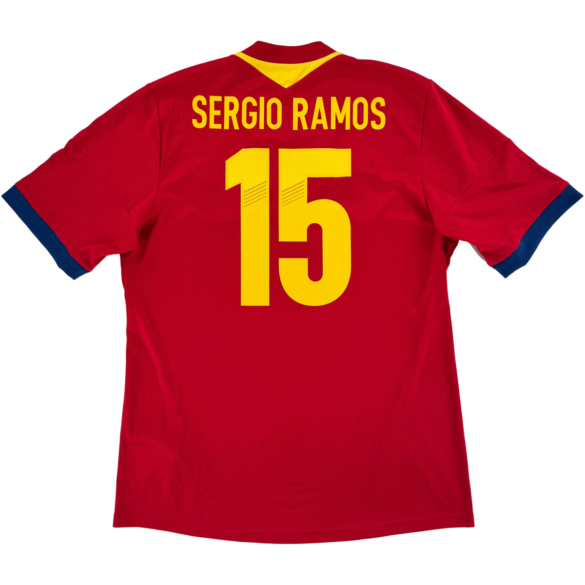 2012-13 Spain Home Shirt Sergio Ramos #15 - 9/10 - (L)