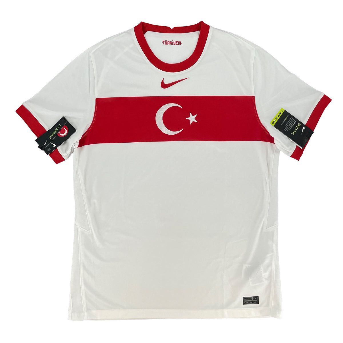 EK 2020 Turkije Thuis Shirt - 10/10 - (XL) - Oldschool Voetbalshirts