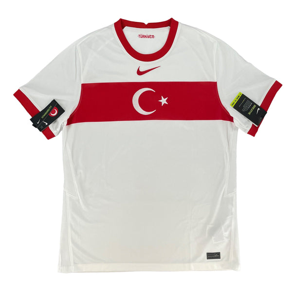 EK 2020 Turkije Thuis Shirt - 10/10 - (XL) - Oldschool Voetbalshirts