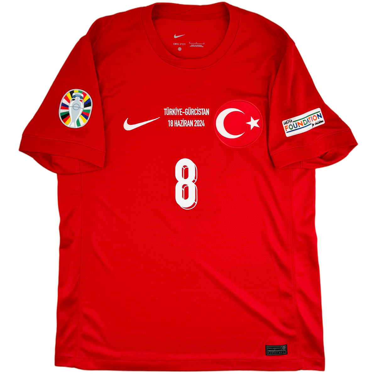 2024 Turkije EK Thuis Shirt Güler - Oldschool Voetbalshirts
