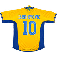 2004 Zweden EK Thuis Shirt Ibrahimovic