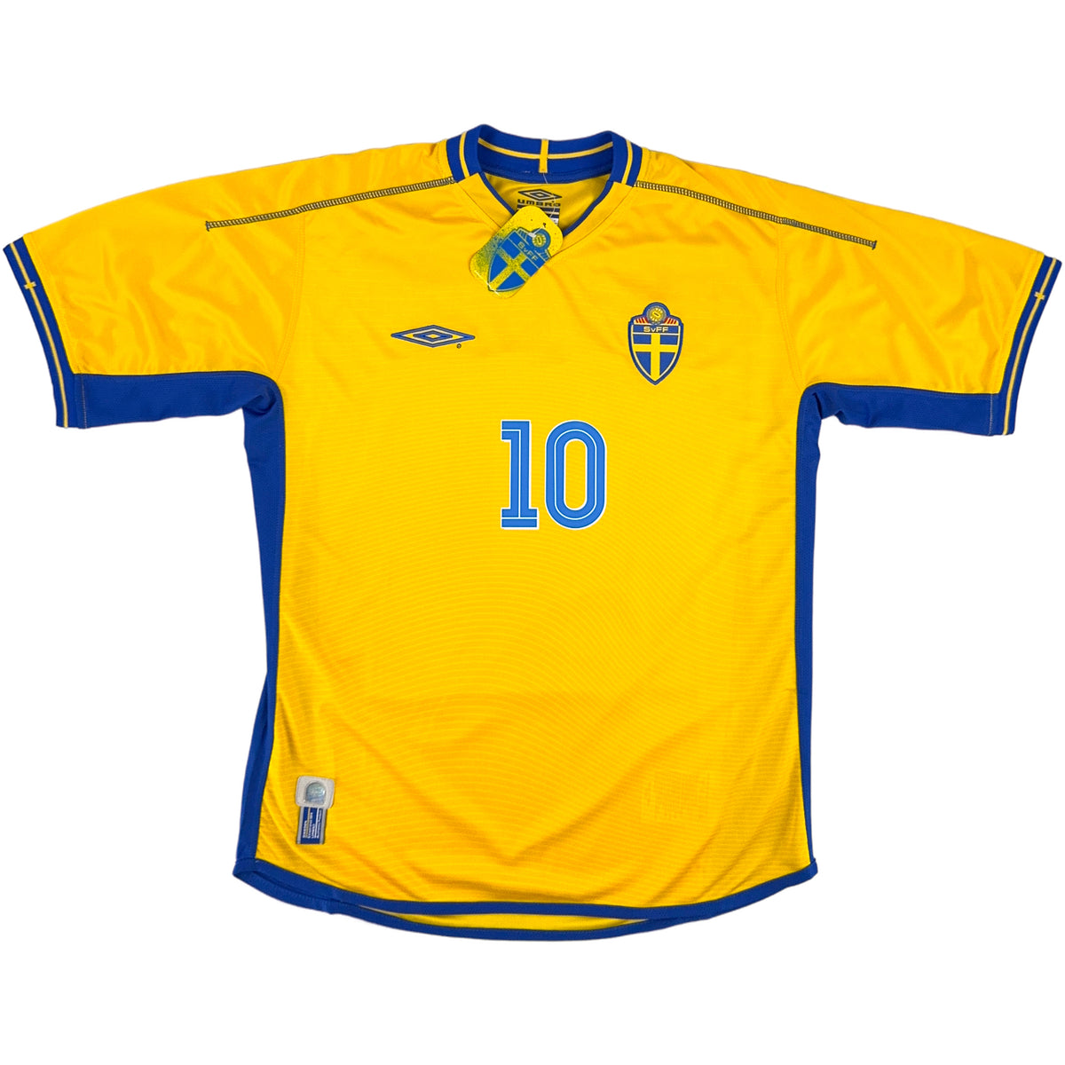 2004 Zweden EK Thuis Shirt Ibrahimovic