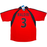 2001-02 AC Milan Derde Shirt Maldini