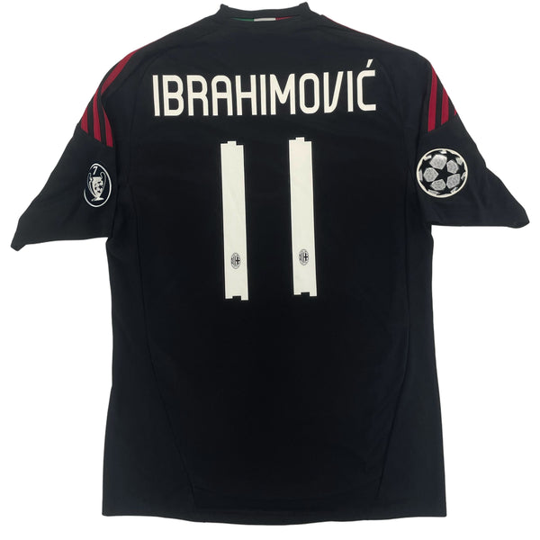 2010-11 AC Milan Derde Shirt Ibrahimovic - 8/10 - (M) - Oldschool Voetbalshirts