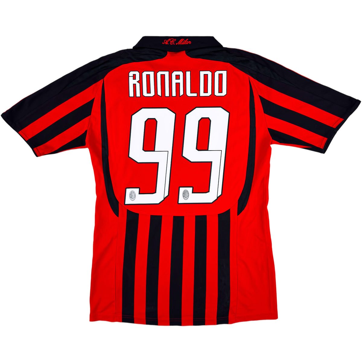 2007-08 AC Milan Home Shirt Ronaldo