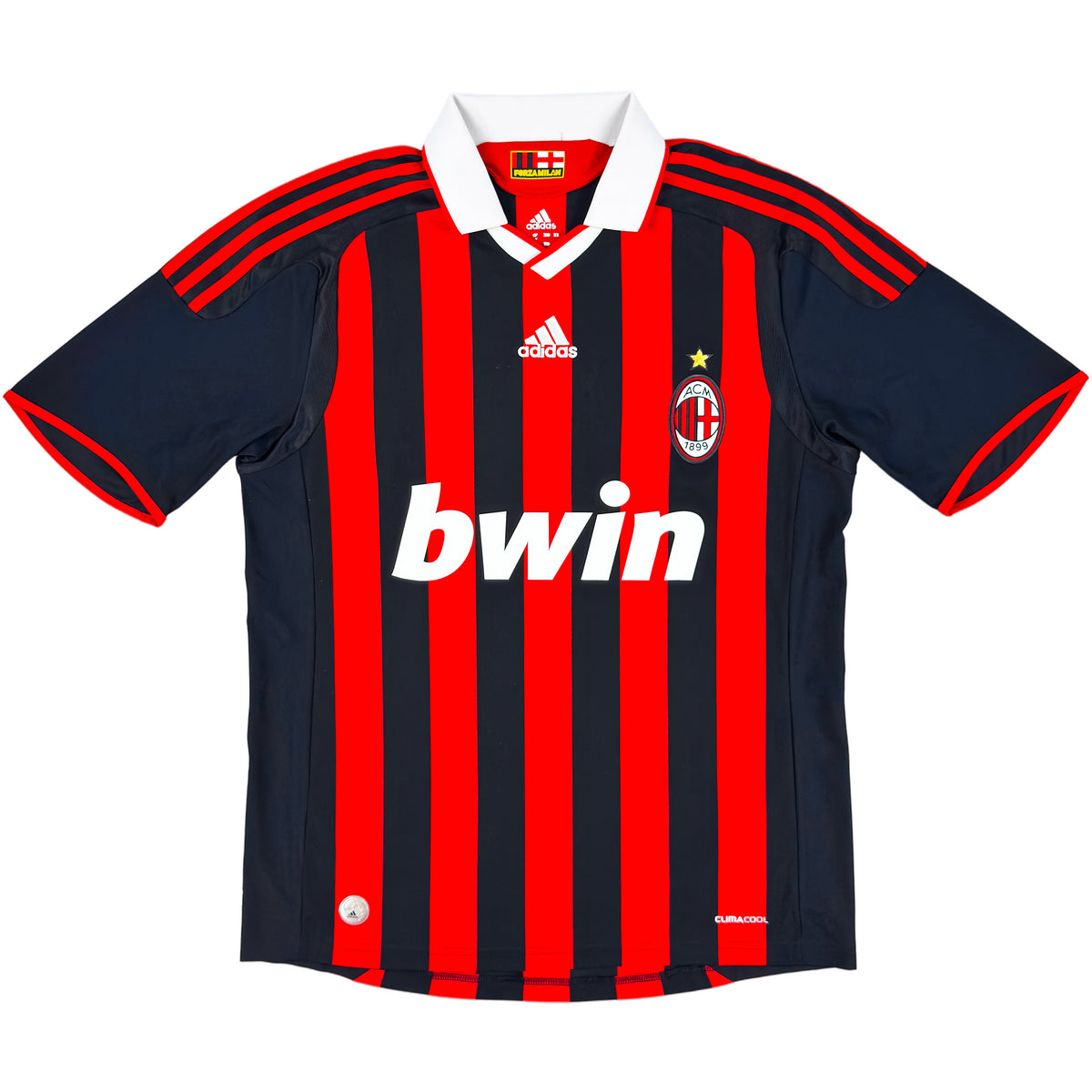 2009-10 AC Milan Thuis Shirt Ronaldinho - Oldschool Voetbalshirts