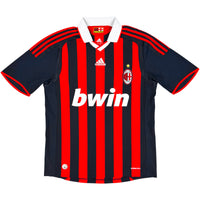 2009-10 AC Milan Thuis Shirt Ronaldinho - Oldschool Voetbalshirts