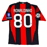 2010-11 AC Milan Home Shirt Ronaldinho