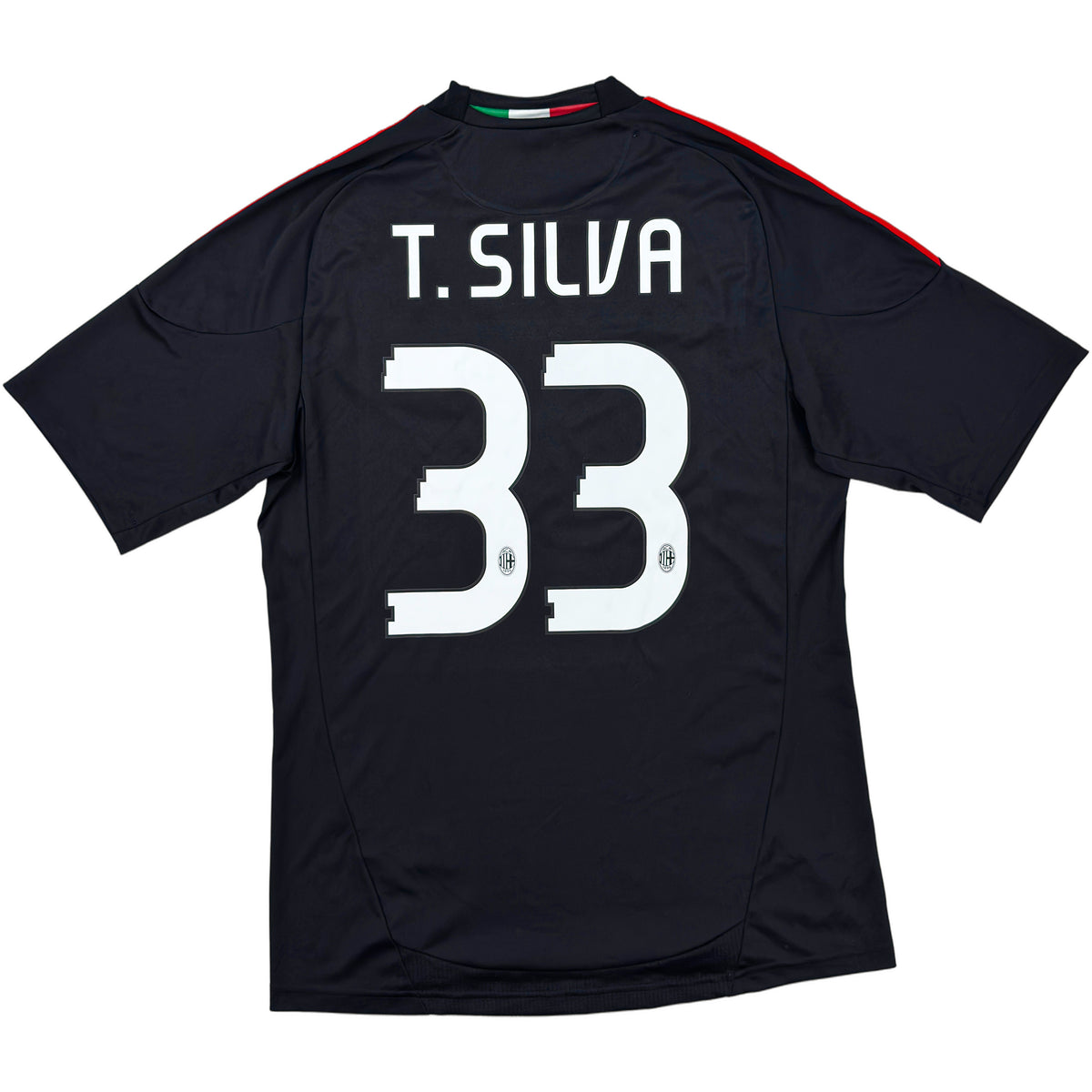 Camiseta tercera del AC Milan 2010-11 Thiago Silva