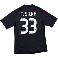 Camiseta tercera del AC Milan 2010-11 Thiago Silva