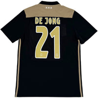 2018-19 Ajax Uit Shirt De Jong - 9/10 - (L) - Oldschool Voetbalshirts