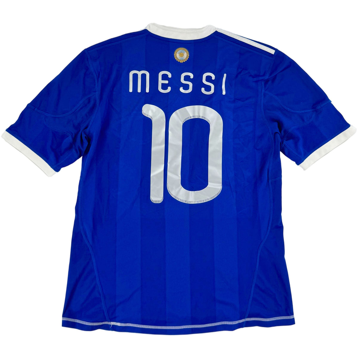 2010 Argentinië WK Uit Shirt Messi #10 - 9/10 - (L) - Oldschool Voetbalshirts