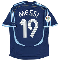 2006 Argentina Maglia Away Mondiale Messi