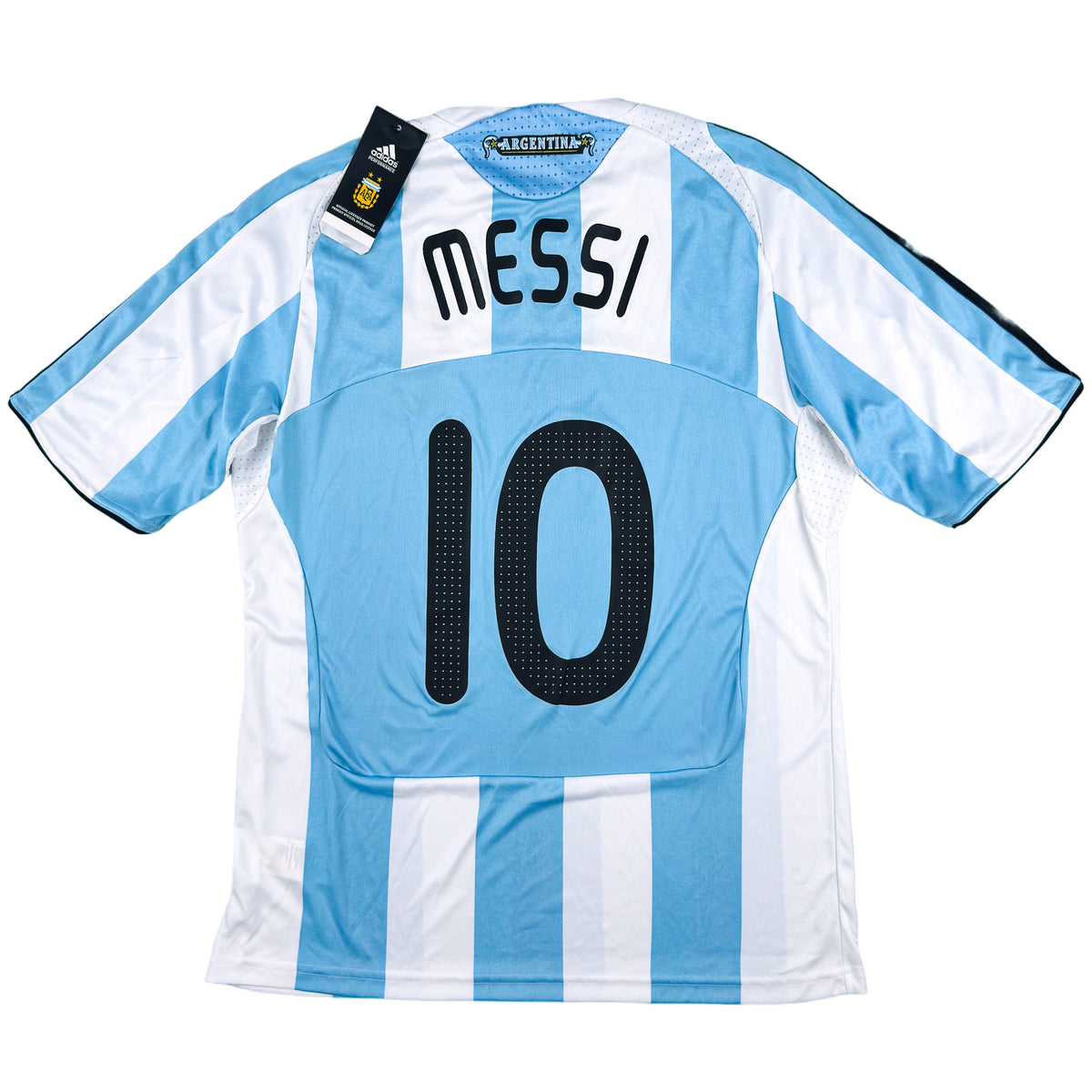 2007-09 Argentina Home Shirt Messi