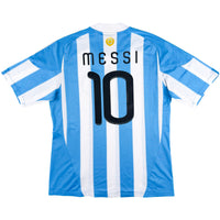 2010 Argentina World Cup Home Shirt Messi