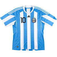 2010 Argentina World Cup Home Shirt Messi