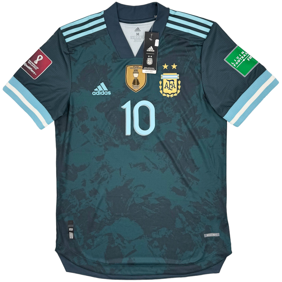 2021-22 Argentinië Pro Uit Shirt Messi - Oldschool Voetbalshirts