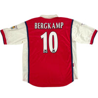 1998-99 Arsenal Thuis Shirt Bergkamp - 9/10 - (XL)