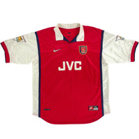 1998-99 Arsenal Thuis Shirt Bergkamp - 9/10 - (XL)