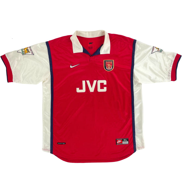 1998-99 Arsenal Thuis Shirt Bergkamp - 9/10 - (XL)