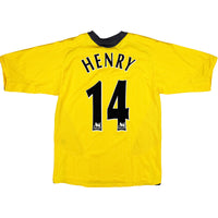 2005-06 Arsenal Auswärtstrikot Henry