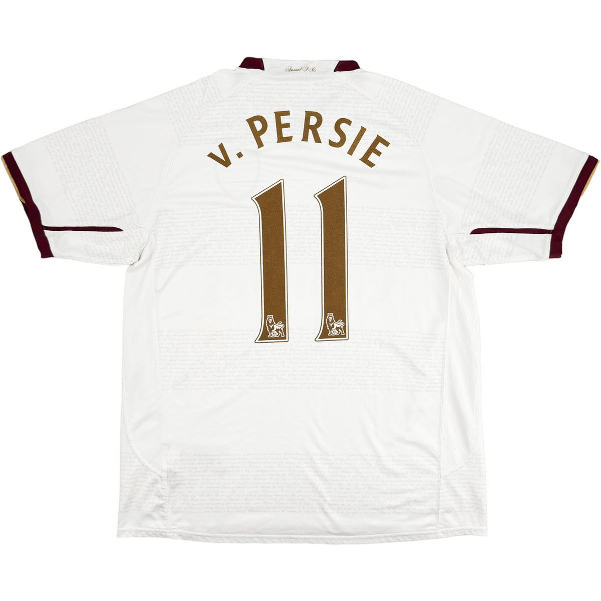 2007-08 Arsenal Uit Shirt van Persie - Oldschool Voetbalshirts