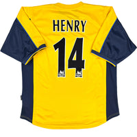 1999-00 Arsenal Auswärtstrikot Henry