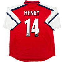 Maillot domicile Arsenal 2000-02 Henry