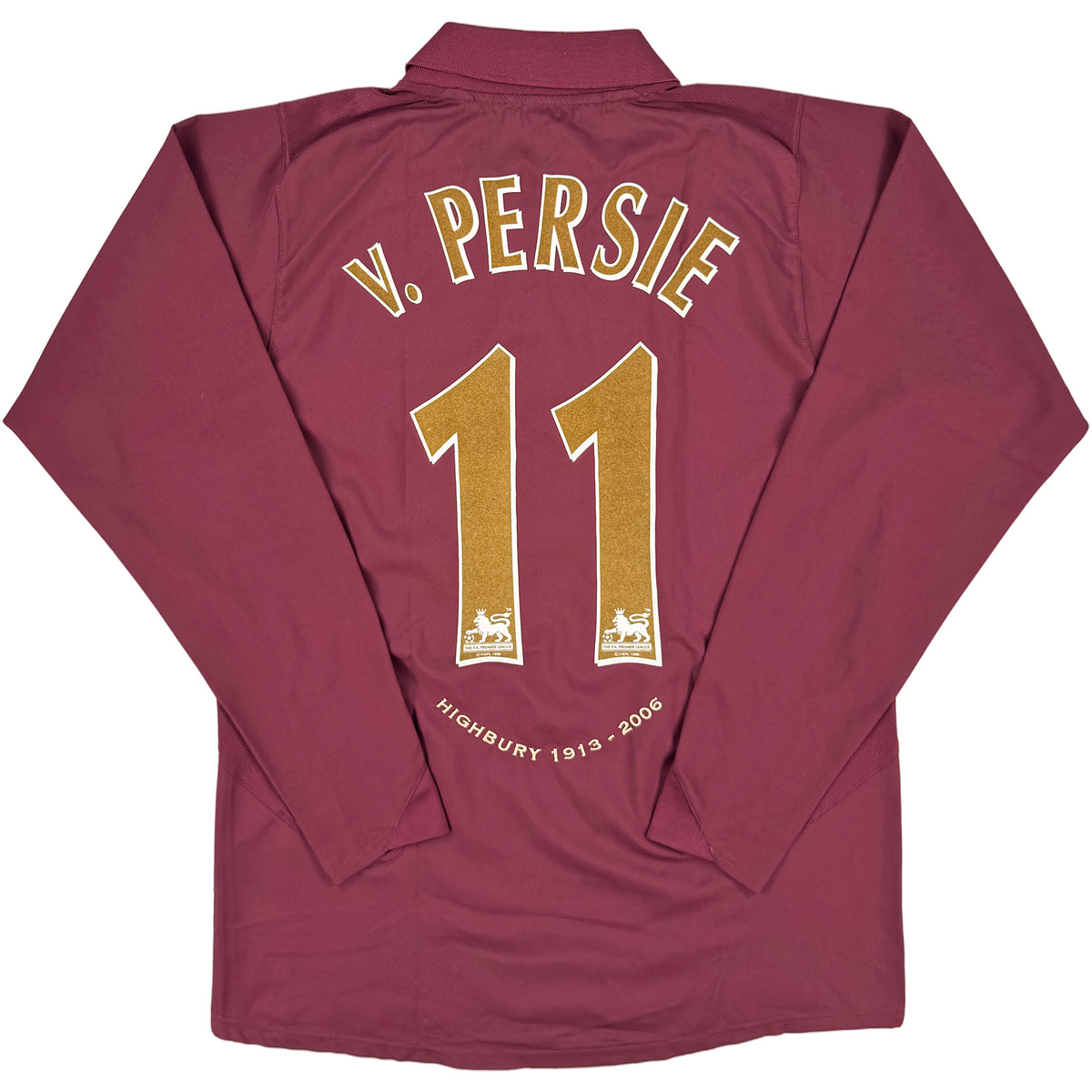 2005-06 Arsenal Thuis Shirt Van Persie - Oldschool Voetbalshirts