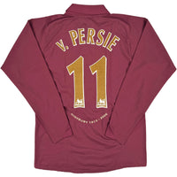 2005-06 Arsenal Thuis Shirt Van Persie - Oldschool Voetbalshirts