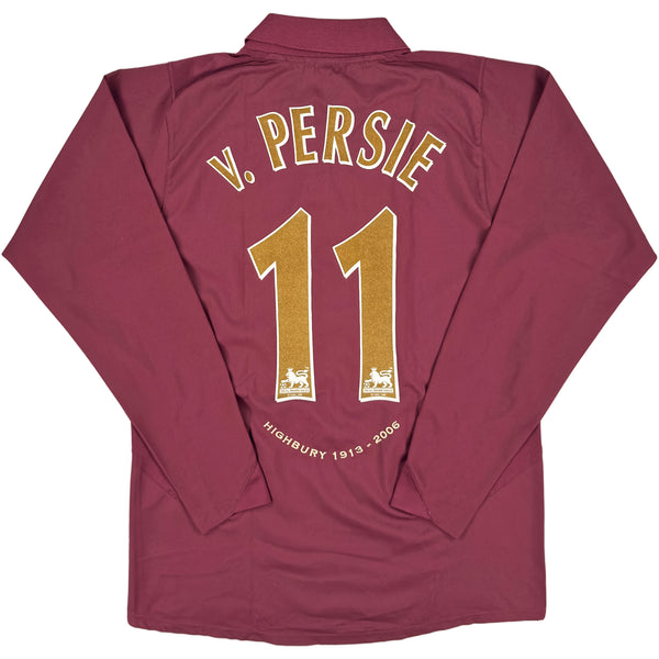 2005-06 Arsenal Thuis Shirt Van Persie - Oldschool Voetbalshirts