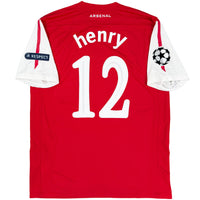 Camiseta local del Arsenal 2011-12 de Henry