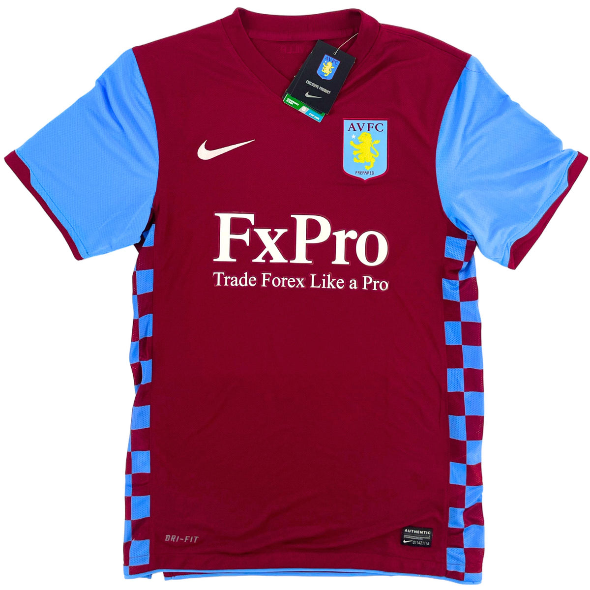 2010-11 Aston Villa Thuis Shirt - Nieuw - (S) - Oldschool Voetbalshirts
