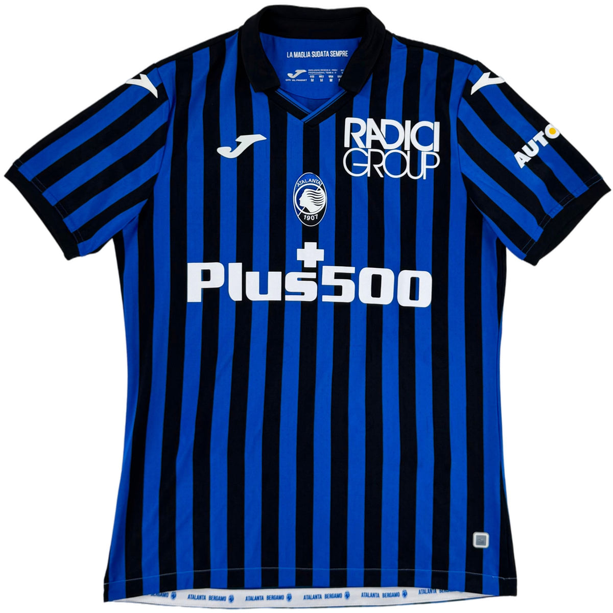 2020-21 Atalanta Thuis Shirt - 9/10 - (M) - Oldschool Voetbalshirts