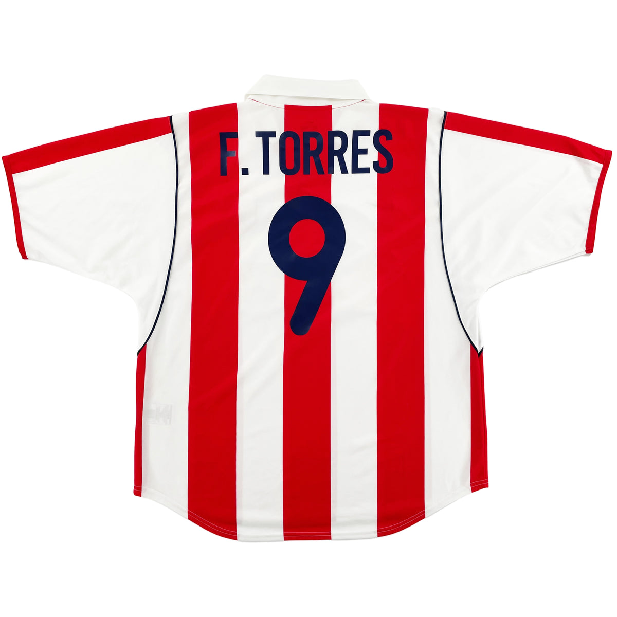2001-02 Atletico Madrid Thuis Shirt Torres - Oldschool Voetbalshirts