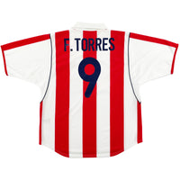 2001-02 Atletico Madrid Thuis Shirt Torres - Oldschool Voetbalshirts