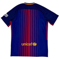 2017-18 Barcelona Pro Thuis Shirt - 7/10 - (M) - Oldschool Voetbalshirts
