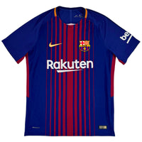 2017-18 Barcelona Pro Thuis Shirt - 7/10 - (M) - Oldschool Voetbalshirts
