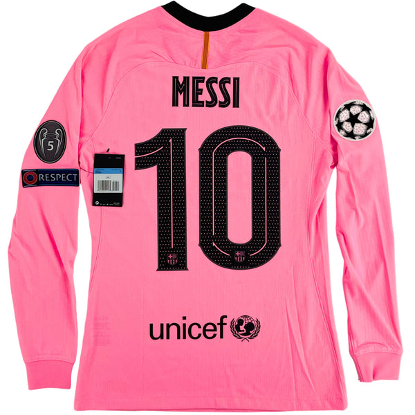 2020-21 Barcelona Player Issue Derde Shirt Messi - Nieuw - (M) - Oldschool Voetbalshirts