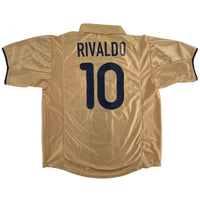2001-03 Barcelona Uit Shirt Rivaldo - 9/10 - (XL)