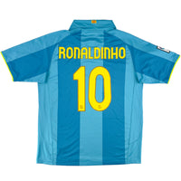 2007-08 Barcelona Uit Shirt Ronaldinho