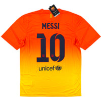 2012-13 Barcelona Uit Shirt Messi - Oldschool Voetbalshirts