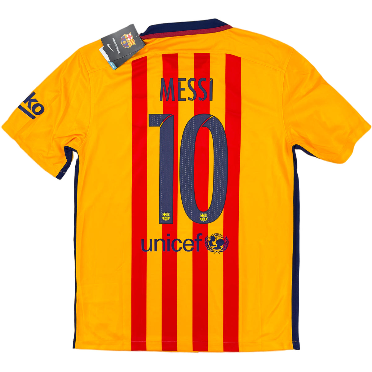 2015-16 Barcelona Uit Shirt Messi - Oldschool Voetbalshirts