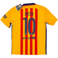 2015-16 Barcelona Uit Shirt Messi - Oldschool Voetbalshirts
