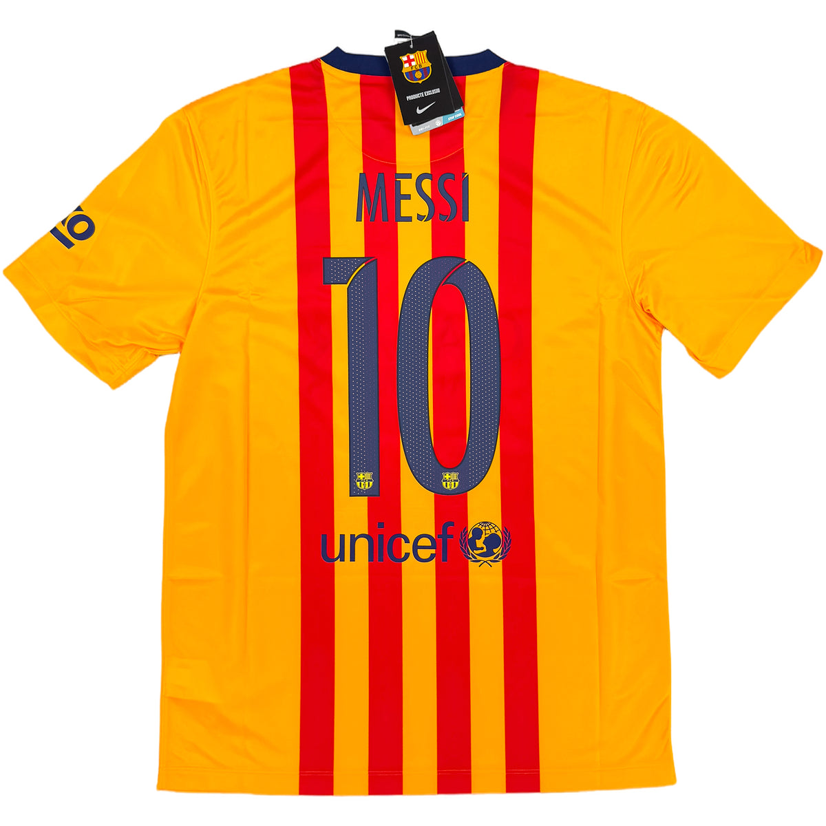 2015-16 FC Barcelona Away Shirt Messi