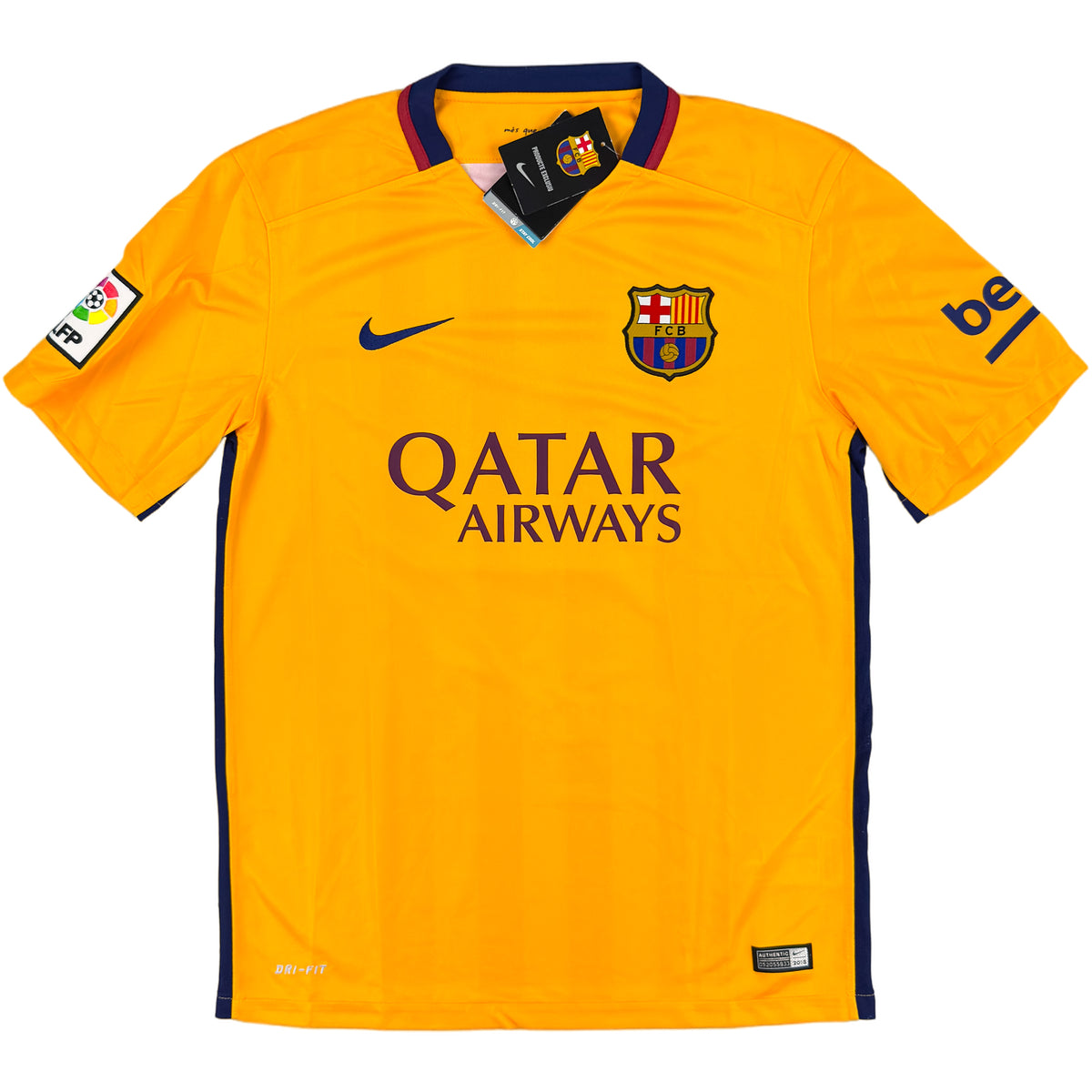 2015-16 Barcelona Uit Shirt Messi - Oldschool Voetbalshirts