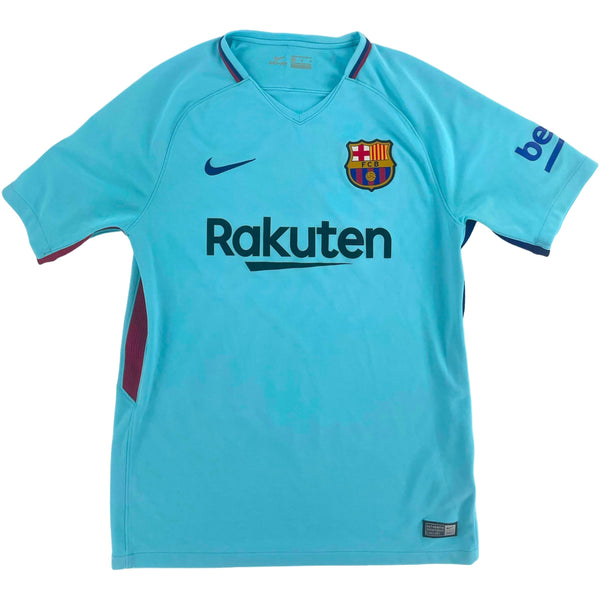 2017-18 Barcelona Uit Shirt - 8/10 - (M) - Oldschool Voetbalshirts